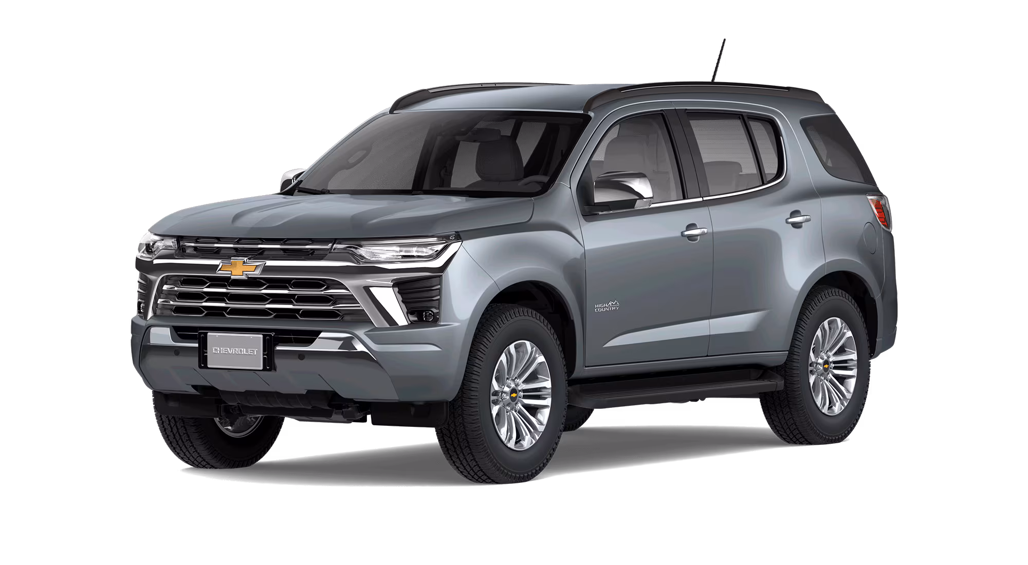 Chevrolet Trailblazer High Country 2025 en color plata metálico