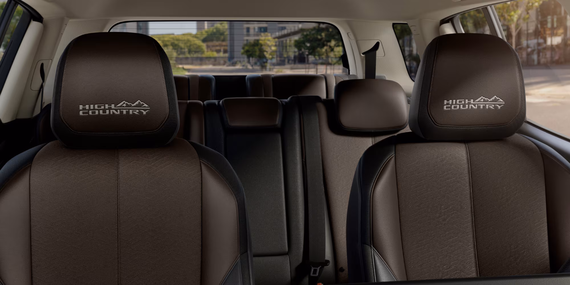Vista de asientos de la Chevrolet Trailblazer High Country 2025